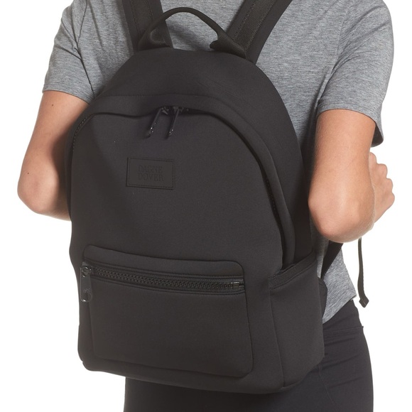 Dagne Dover Dakota Medium Neoprene  Black Backpack - Picture 1 of 6